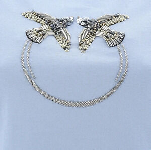 PINKO RHINESTONE EMBELLISHED QUENTIN 3 T SHIRT